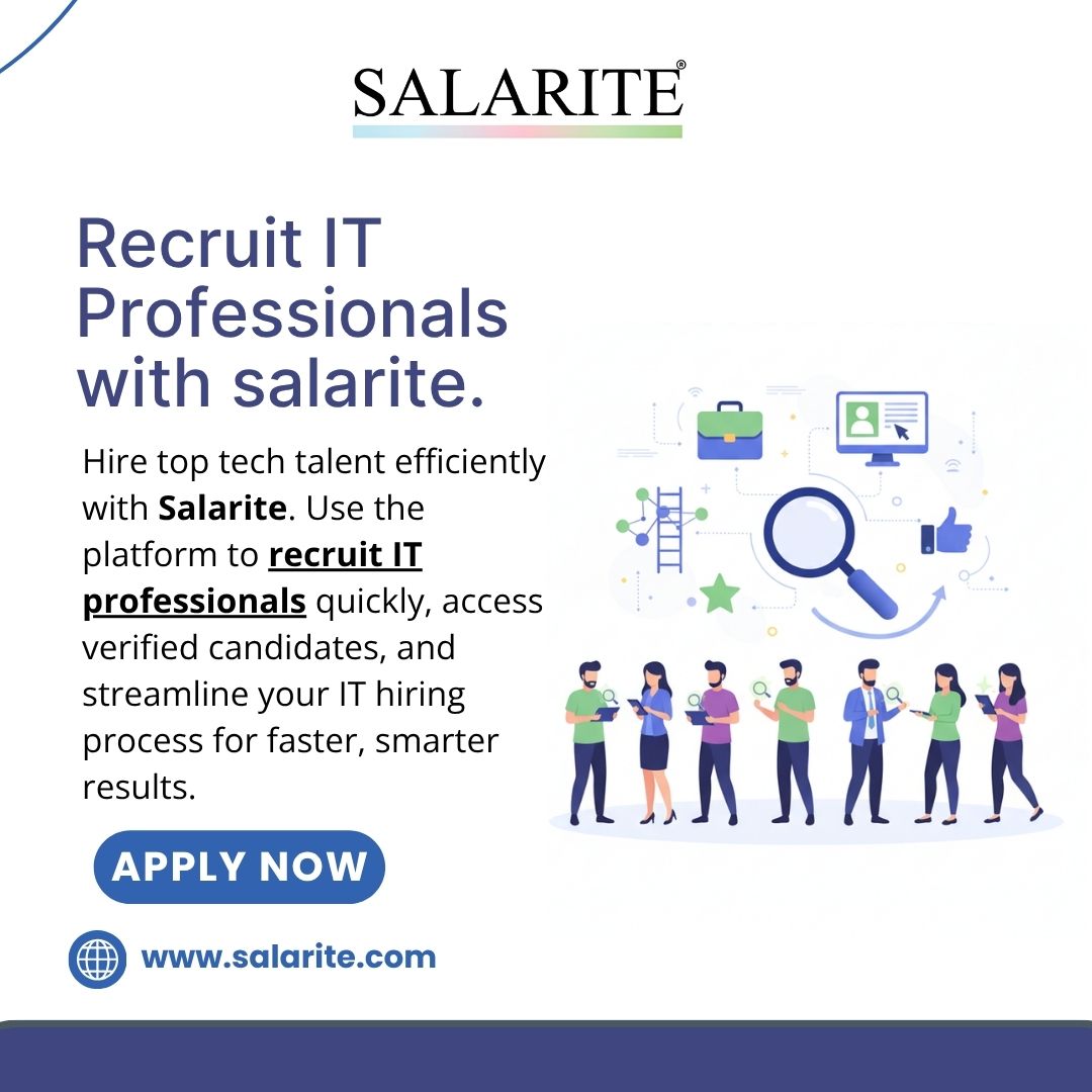 Recruit IT Professionals with salarite.
